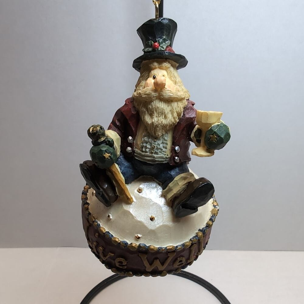 Boyds Bears Carver's Choice Christmas Ornament Ritznick Live Well w/Box 370205